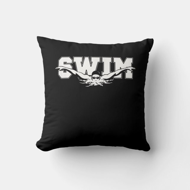 Coussin Swim Swimmers Compétitivité Natation Athlétisme Ca (Recto)