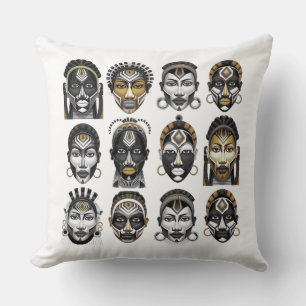 Coussin Symbole Adinkra Motif - Cultura du patrimoine afri