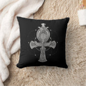 Coussin Symbole antique égyptien d'Ankh Cross Oeil de Horu (Couverture)