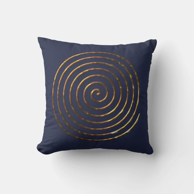 Coussin Symbole celtique de la spirale (Recto)