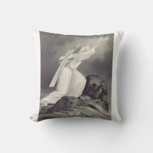 Coussin Symbole chrétien de la Croix et de la Couronne