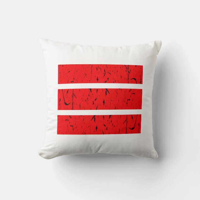 Coussin Symbole Cool à 3 Lignes | Uniformité & Harmonie Co (Recto)