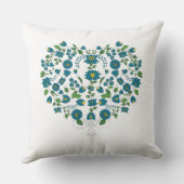 Coussin Symbole d'amour en forme de coeur (Verso)