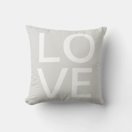 Coussin Symbole d'amour Valentines dactylographie de jour (Recto)