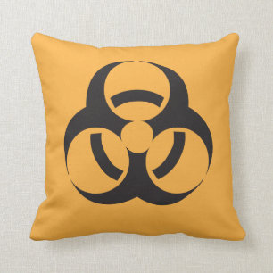Coussin Symbole de biodanger