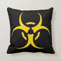 Symbole de biodanger toxique radioactif