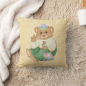 Coussin SYMBOLE DE LA PAIX Teddy Bear (Couverture)