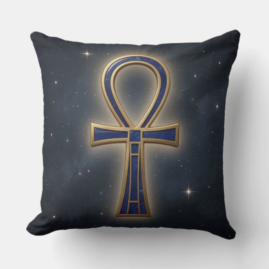 Coussin Symbole de l'Ankh - Clé de la vie (Recto)