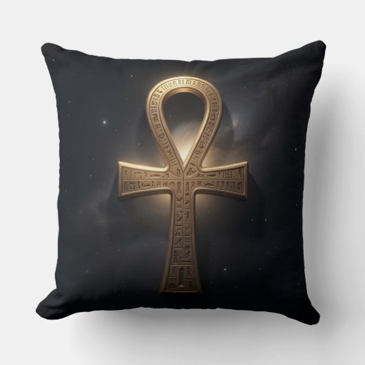 Coussin Symbole de l'Ankh - Clé de la vie´2 (Recto)