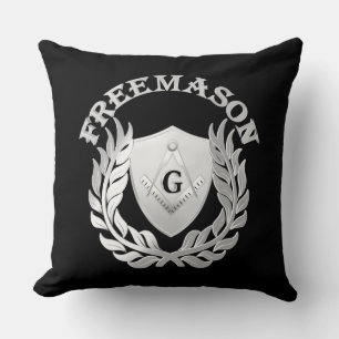 Coussin Symbole de maçonnerie en argent