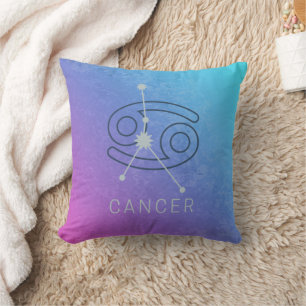 Coussin Symbole du cancer Zodiaque étoile Horoscope Conste
