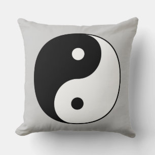 Coussin symbole du yin yang