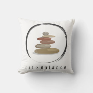 Coussin Symbole magnifique d'une vie équilibrée