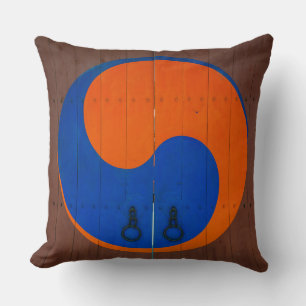 Coussin Symbole Yin et Yang, Corée du Sud