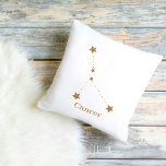 Coussin SYMBOLE Zodiaque moderne Cancer de l'or | Eau de l<br><div class="desc">SYMBOLE Zodiaque moderne Cancer de l'or | Eau de l'élément</div>