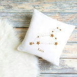 Coussin SYMBOLE Zodiaque moderne Gold Leo | Incendie d'élé<br><div class="desc">SYMBOLE Zodiaque moderne Gold Leo | Incendie d'élément</div>