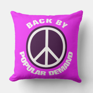 Coussin Symboles simples - PAIX + vos idées