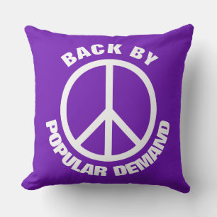 Coussin Symboles simples - PAIX + vos idées