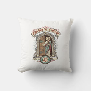 Coussin Symbolisme de la clé de la porte de Jésus Symbolis