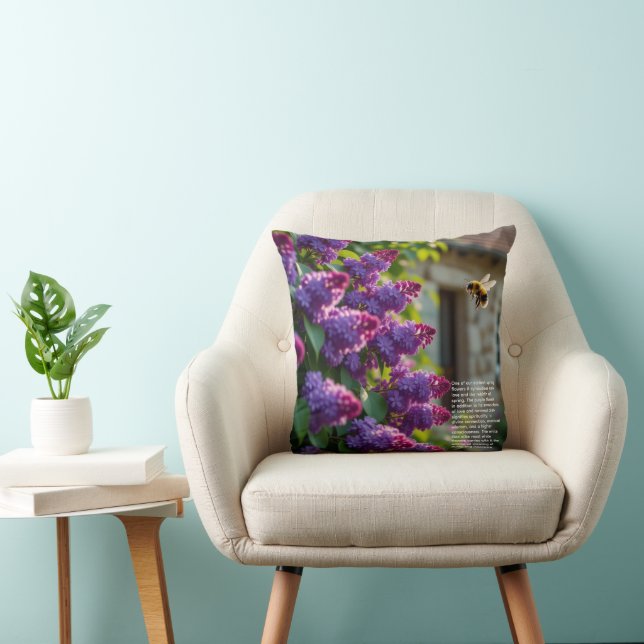 Coussin Symbolisme du lilas  (Chaise)