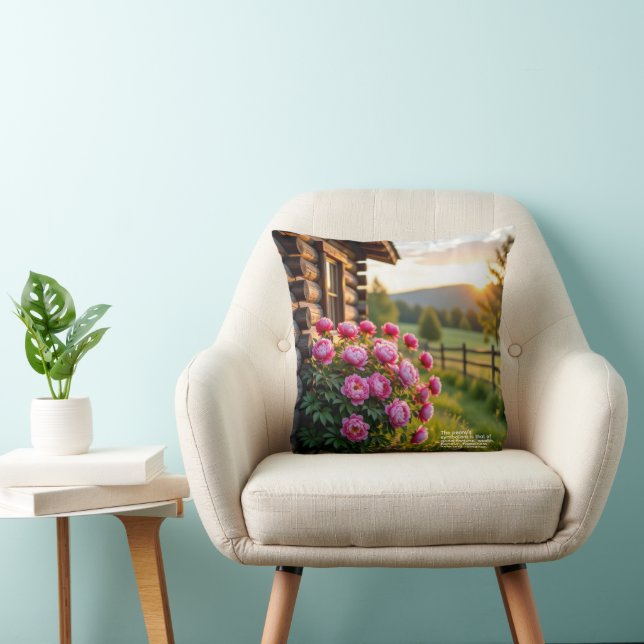 Coussin Symbolisme du pivoine (Chaise)