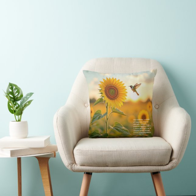 Coussin Symbolisme du tournesol  (Chaise)