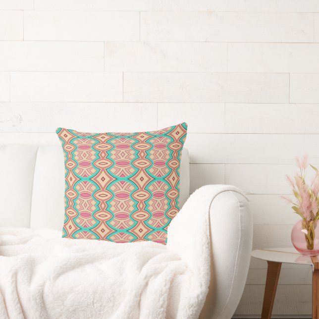 Coussin Symétrie Douce en Diamant et Ovale (Canapé)