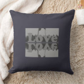Coussin Sympa Nice & Lovely compassion design (Couverture)