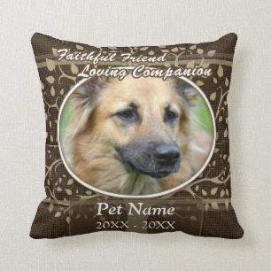 Coussin Sympathie faite sur commande d'animal familier