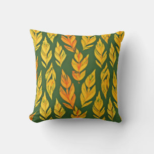 Coussin Symphonie de la feuille automnale