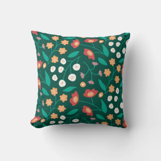 Coussin Symphonie florale vibrante