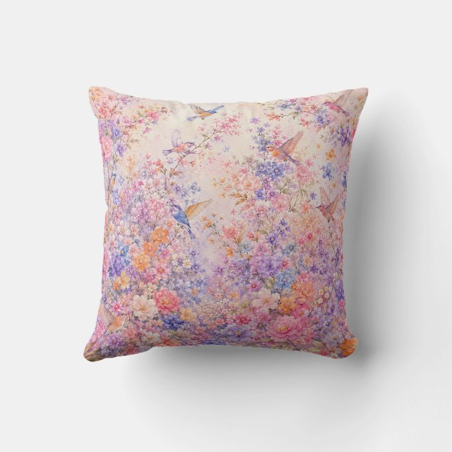 Coussin Symphonie secrète des fleurs (Verso)