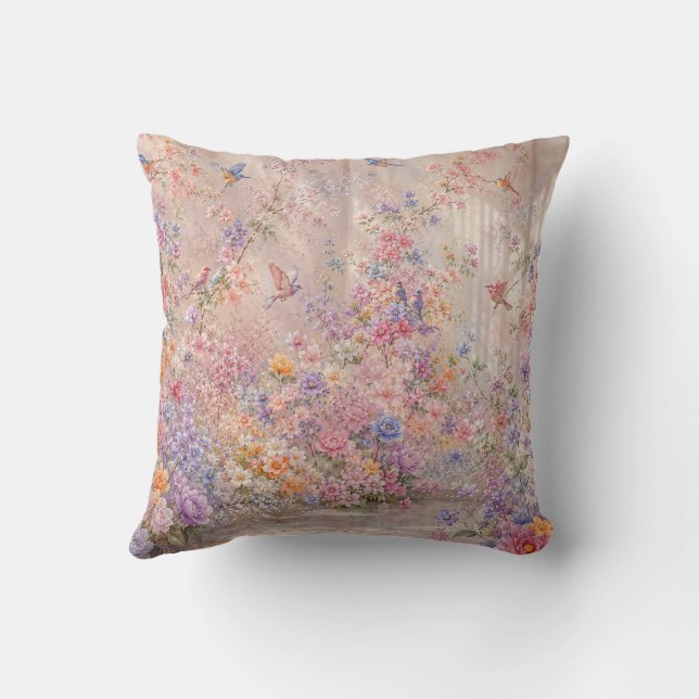 Coussin Symphonie secrète des fleurs (Verso)
