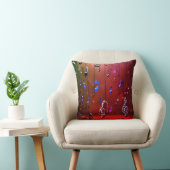 Coussin Symphonie vibrante : Conception musicale multi-cou (Chaise)
