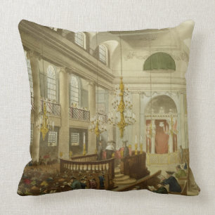 Coussin Synagogue, ducs Place, Houndsditch, d'Ackerman