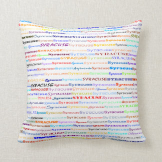 Coussin Syracuse Text Design II Jeu d'oreiller