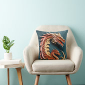Coussin T-shirt 3D Paper Art Design (Chaise)