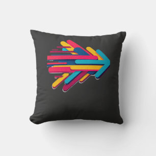 Coussin T-shirt à manches longues avec graphique de vitess