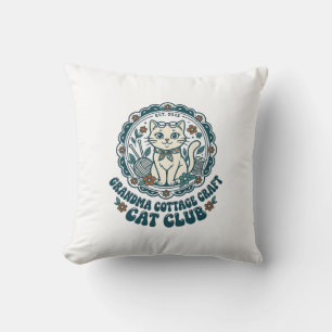 Coussin T-shirt Art Maman Grand-mère Cottage Artisanat Cha