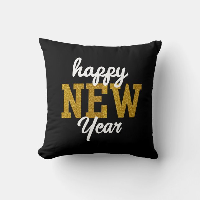 Coussin T-Shirt Bonne Année (Recto)