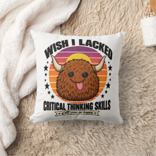 Coussin T-shirt drôle de superviseur de construction