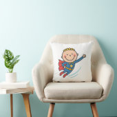 Coussin T-shirt enfant volant Superhero de dessin animé (Chaise)