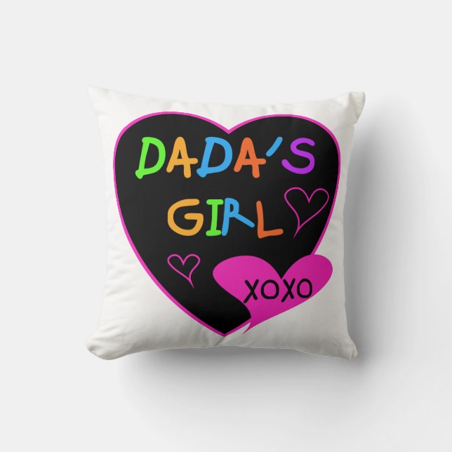 Coussin T-shirt fille de Dada, Mug, Bouton, Aimant, Plus (Recto)