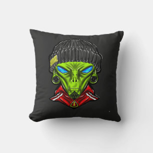 Coussin T-Shirt Graphique Alien Urbain