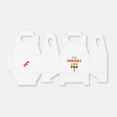 Coussin T-shirt ik heb honger en jij? Bedankdoosjes (Uitgevouwen)