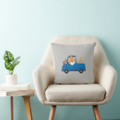 Coussin T-Shirt, le bébé de printemps du camion de Pâques (Chaise)