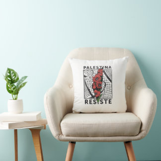 Coussin T-shirt Palestina Résiste