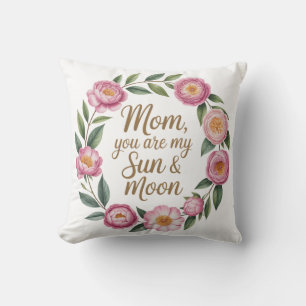 Coussin T-Shirt personnalisé Meilleure Maman avec Couronne