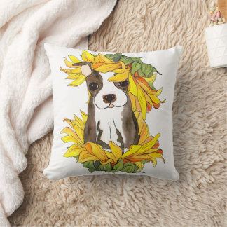 Coussin T-Shirt Sunshine Puppy - Joli chiot Bulldog França