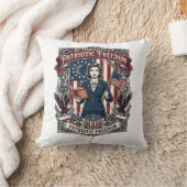 Coussin T-shirt vectoriel graphique pour enseignant patrio (Couverture)